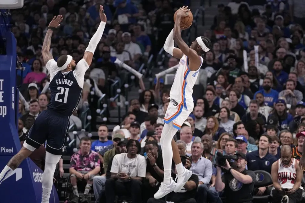 Thunder Menang di Kandang Mavericks Play-Off NBA