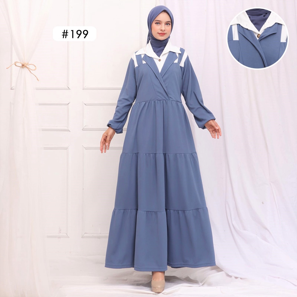 Pilihan Gamis Stylish Cocok Untuk Remaja