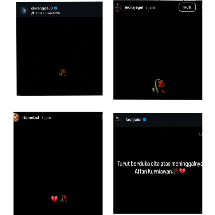 Viral Trend dan Makna Bunga Layu Mobil Brimob Lindas Ojol