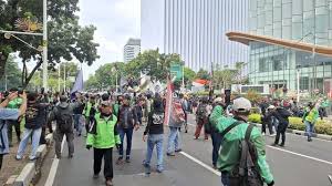 5000 Ojol Demo Istana dan Gedung DPR Hari Ini