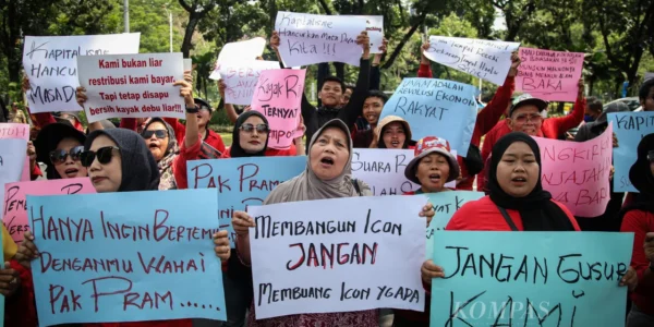 Viral Penggusuran Pasar Barito Ditolak Pedagang