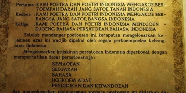 Isi Teks Sumpah Pemuda