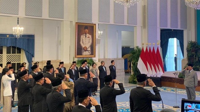 pejabat yang dilantik Prabowo