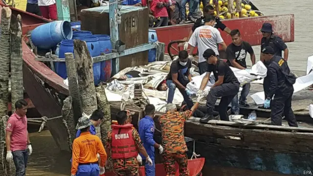 Kapal Imigran Tenggelam di Malaysia, 1 Tewas-Puluhan Hilang