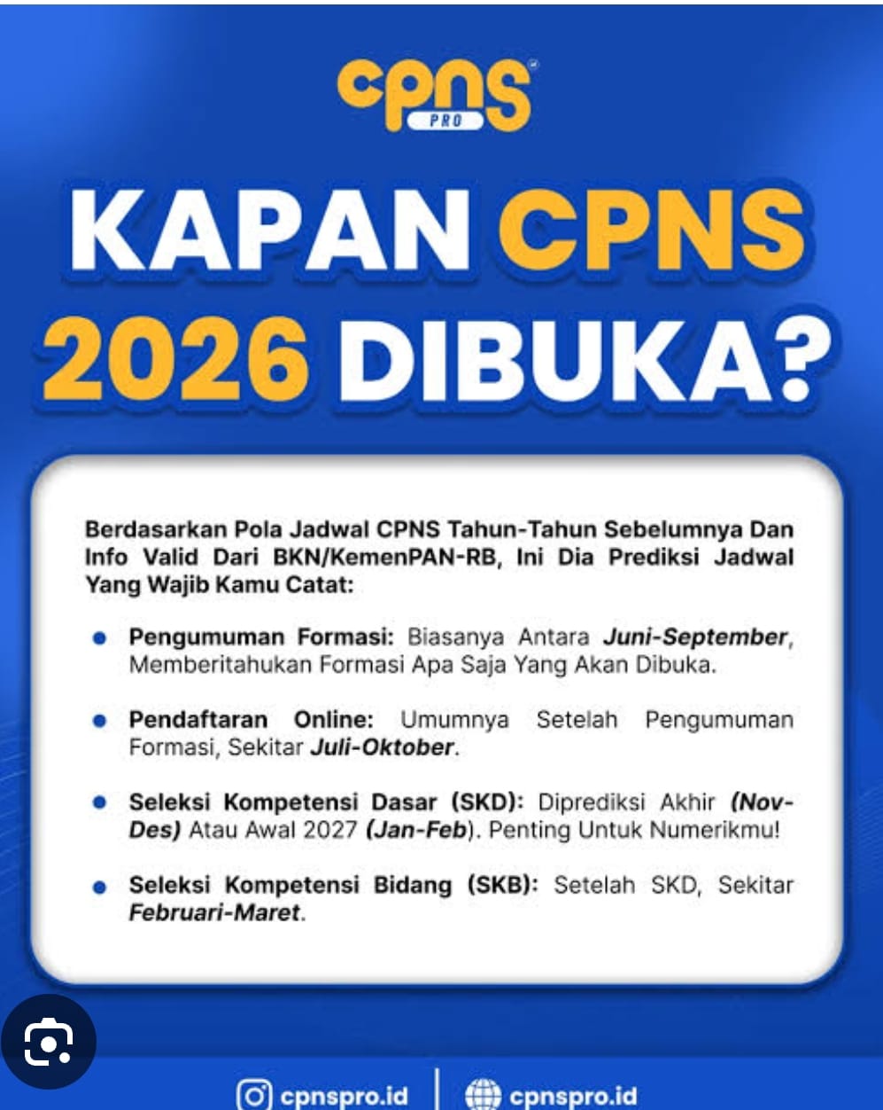 Pendaftaran CPNS 2026